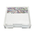 Fireworks White With Acrylic Holder Notecards 100 Pack