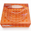 Syblime Trellis Orange Acrylic Candy Dish 6 x 6