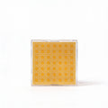 Sublime Trellis Mustard Acrylic Square Tray 18 x 18