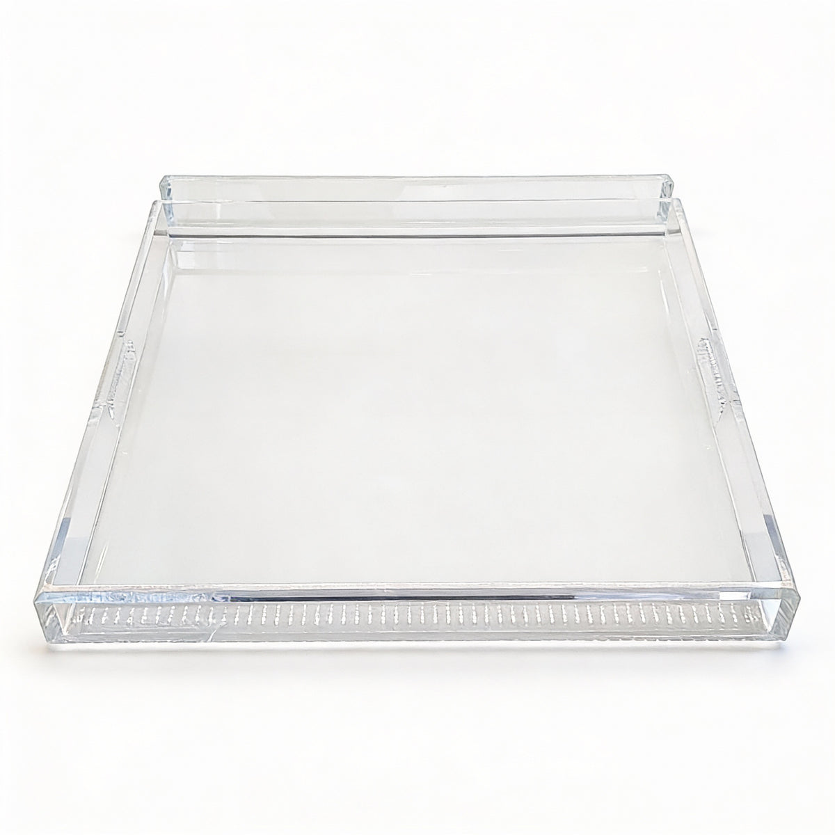 Light Green Acrylic Square Tray 18 x 18