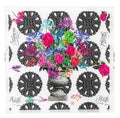 Pistal Metal Bouquet Acrylic Square Tray 18 x 18