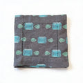 Black With Emeralds Napkins 6 x 6