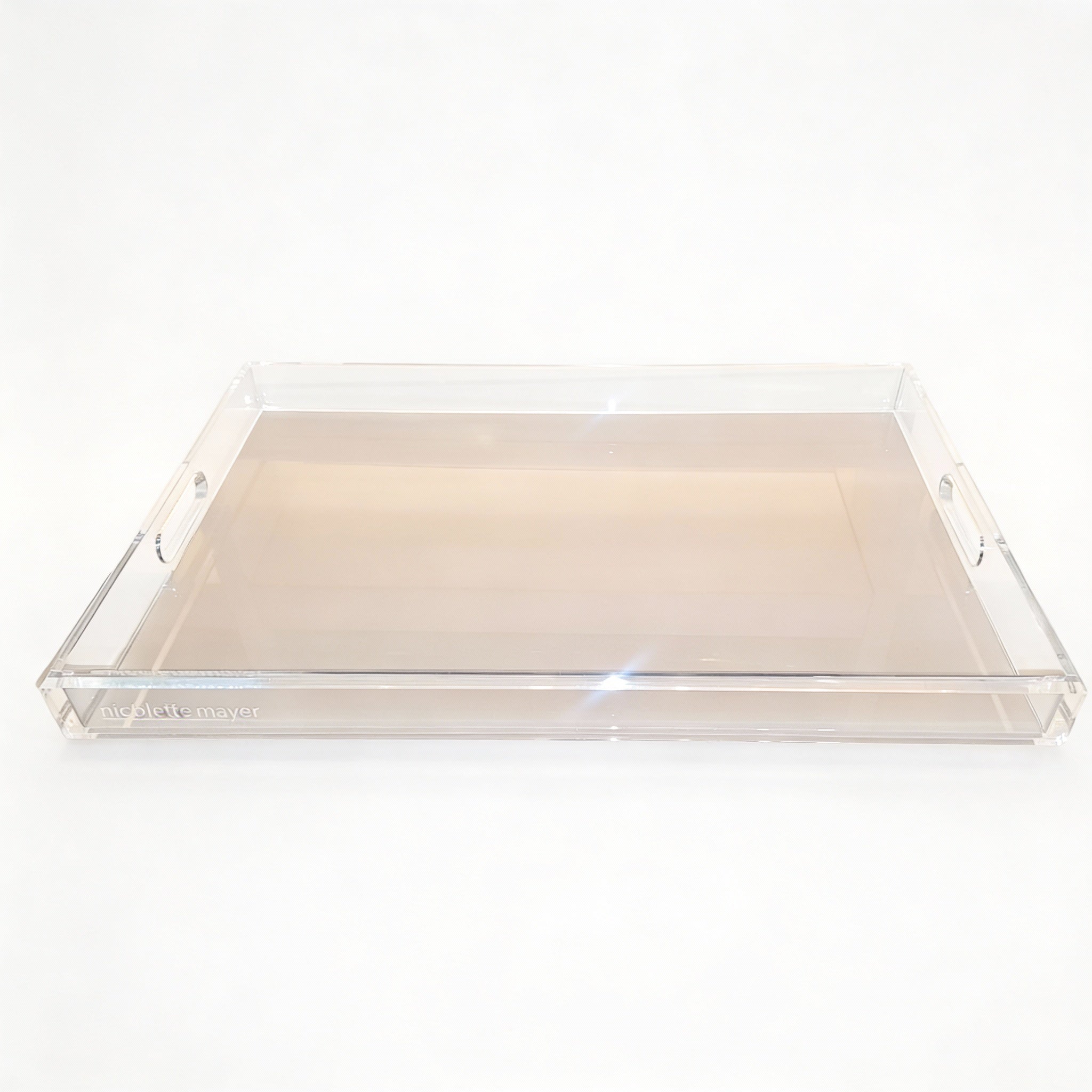 Solid Pistachio Rectangle Tray 14.5 x 22.5 (medium)