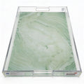 Crystal Eucalyptus Rectangle Tray 14.5 x 22.5 (medium)