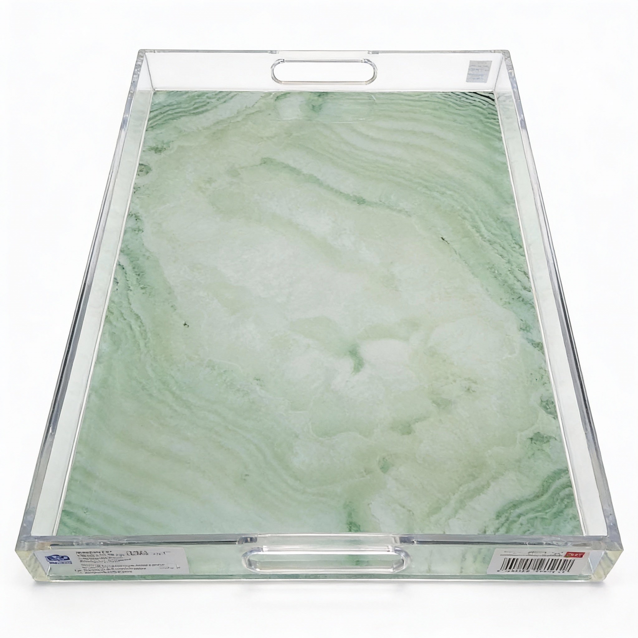 Crystal Eucalyptus Rectangle Tray 14.5 x 22.5 (medium)