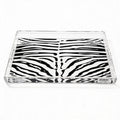 Zebra Skin Rectangle Tray 14.5 x 22.5 (medium)