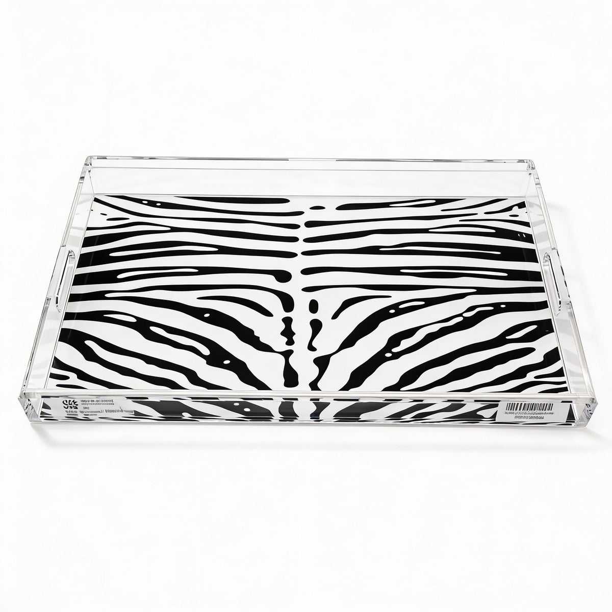 Zebra Skin Rectangle Tray 14.5 x 22.5 (medium)