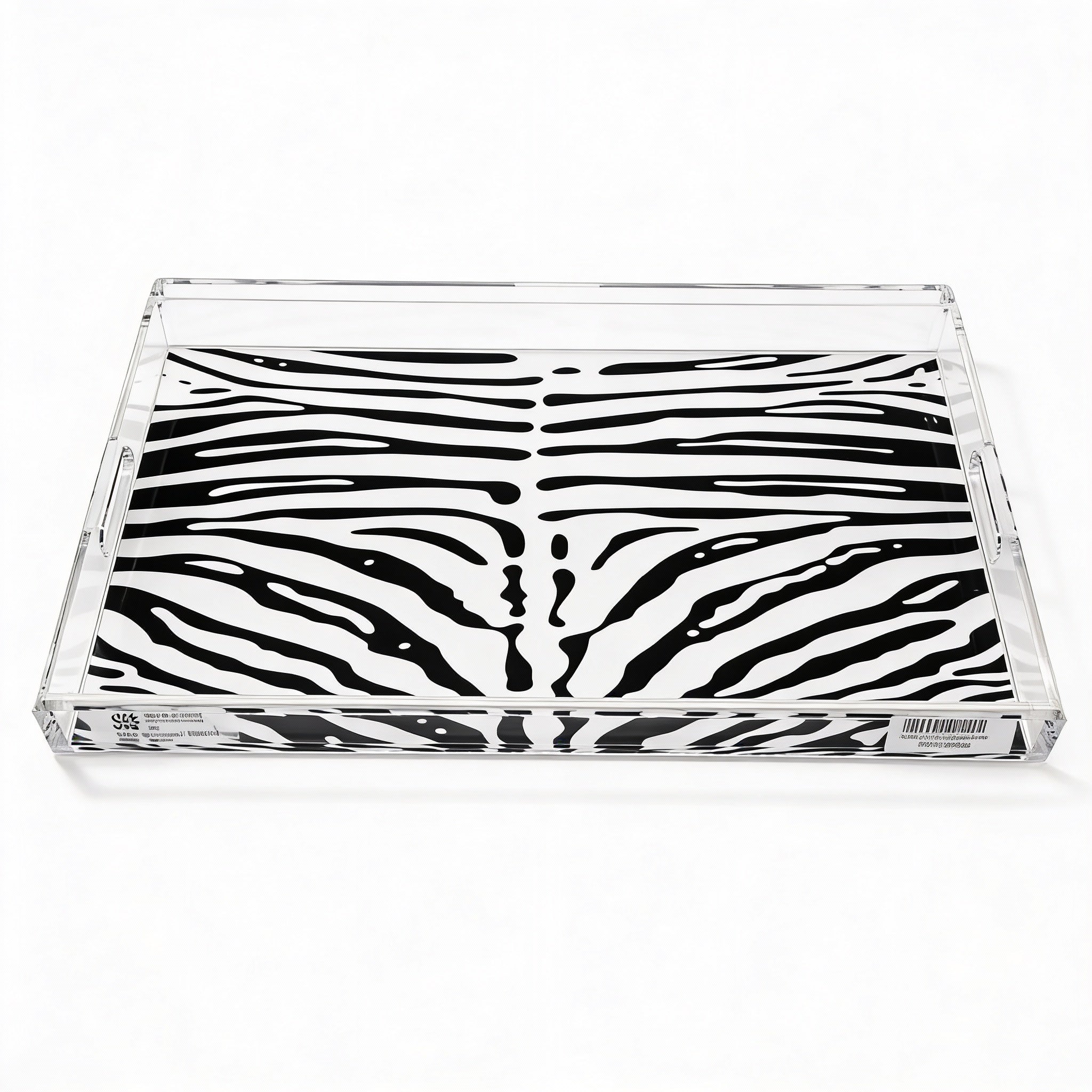 Zebra Skin Rectangle Tray 14.5 x 22.5 (medium)