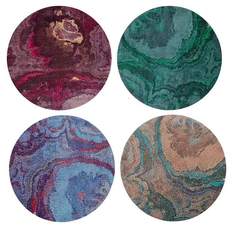 Agate Coasters 4 x 4