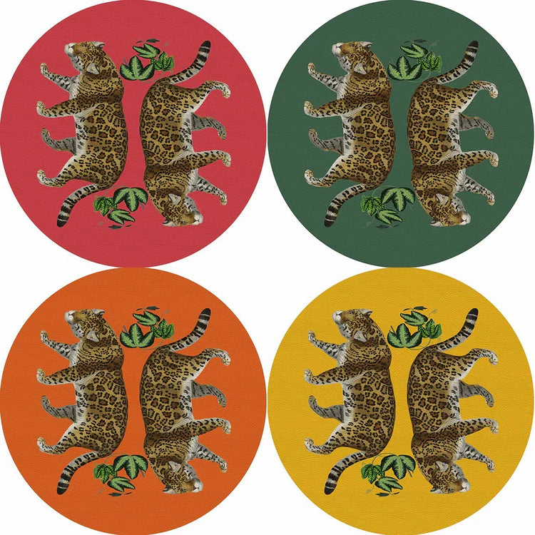 Leopard Seeing Double Coaster 4 x 4