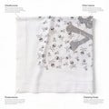 White With Crossbone Large Black Fine Dinner Napkins 22 x 22