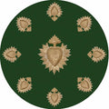 Ex Vote Evergreen Round Pebble Placemat 16"