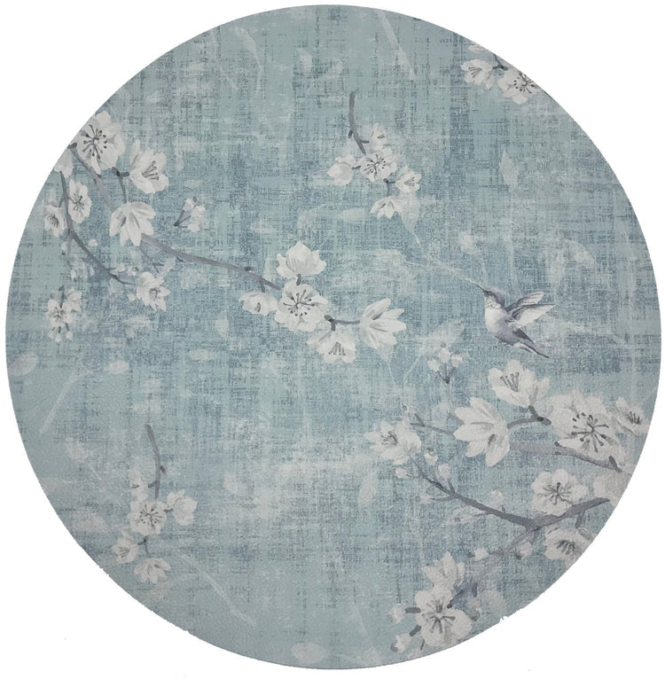 Blossom Fantasia Sky Round Pabble Placemat 16"