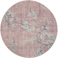 Blossom Fantasia Pink Round Pebble Placemat 16¨