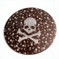 Crossbones Large Round Pebble Placemat 16¨