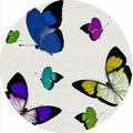 Butterflies Round Pebble Placemat 16¨