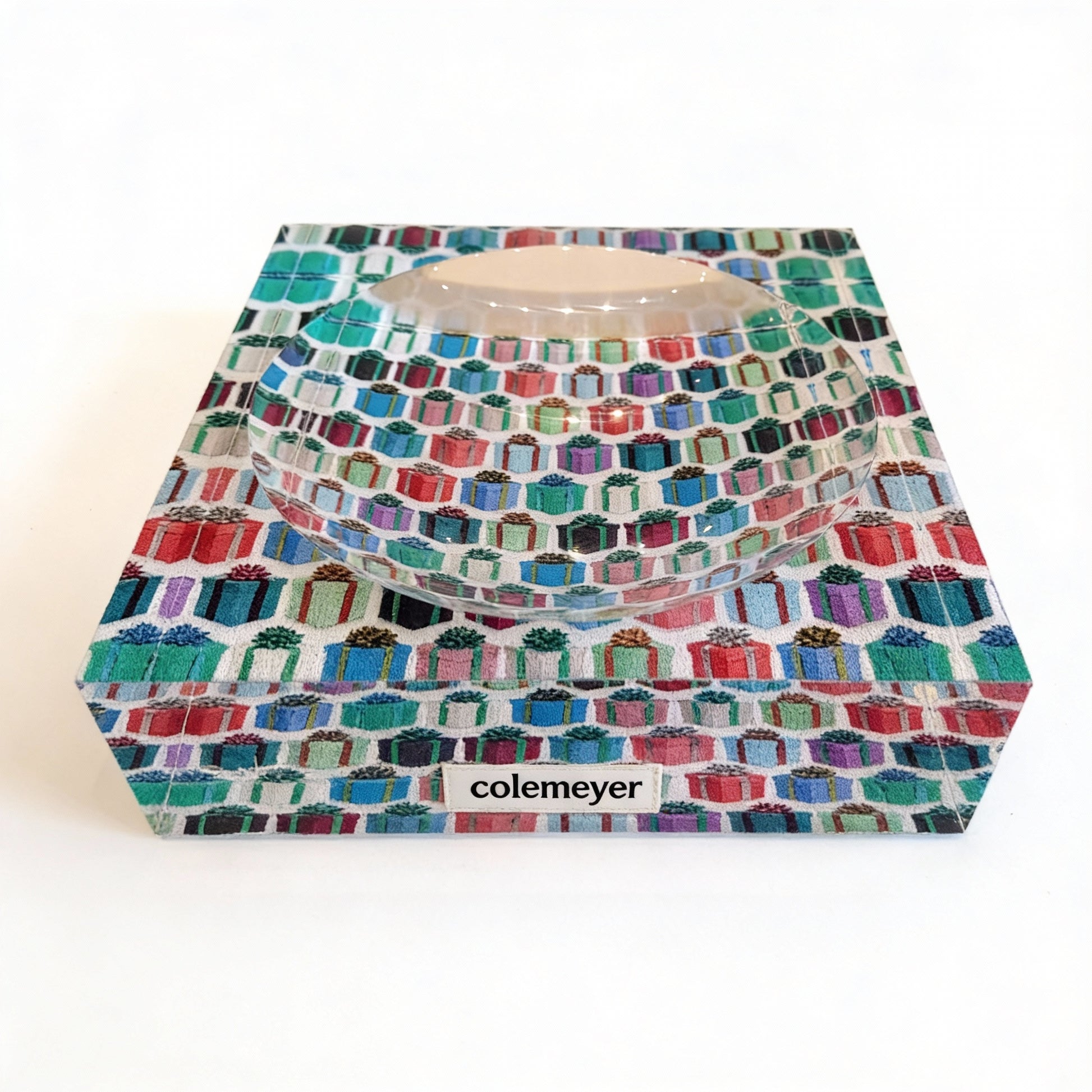 Acrylic Candy Dish - Surprise Soft Green Neutral 6x6