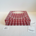 Xmas Ornament Red Acrylic Candy Dish 6 x 6