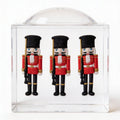 Nutcracker Acrylic Candy Dish 6 x 6