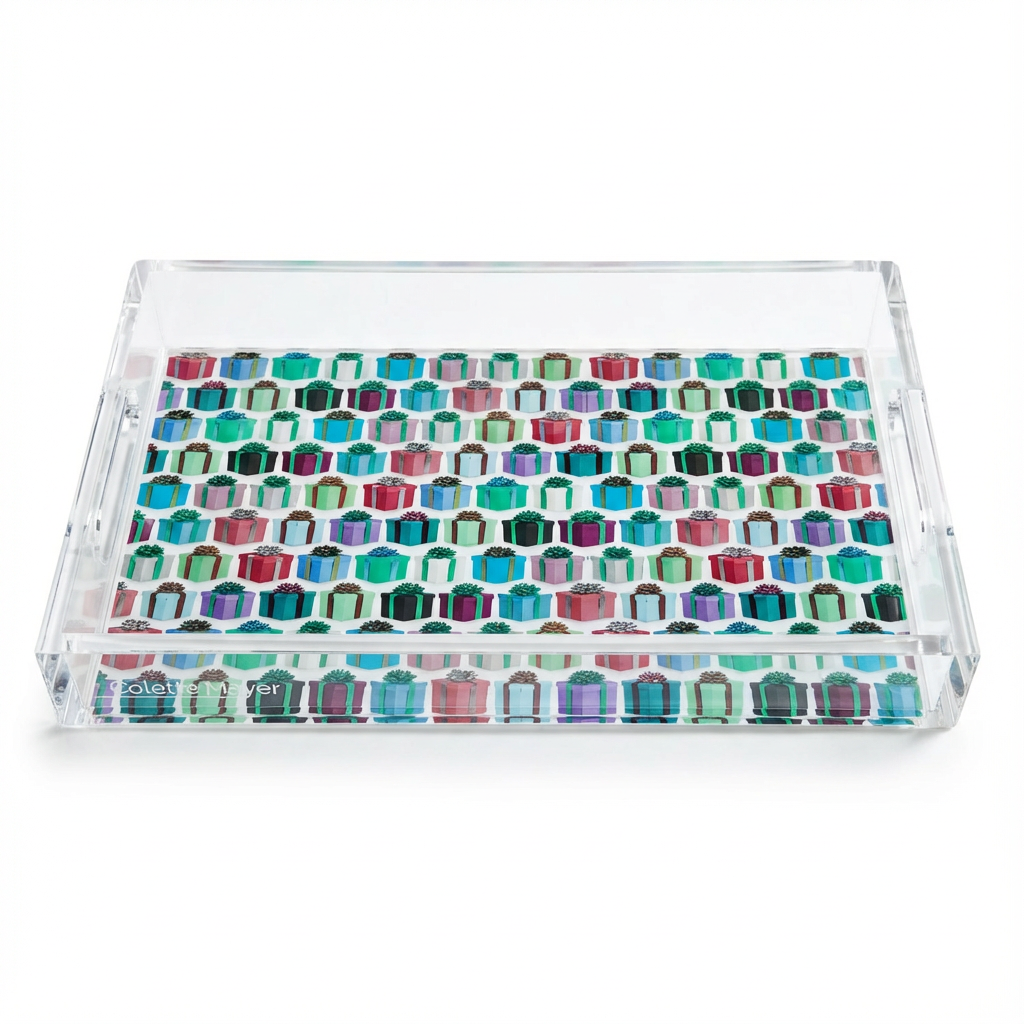 Acrylic Vanity Tray - Surprise Soft Green Neutral  7x12.25