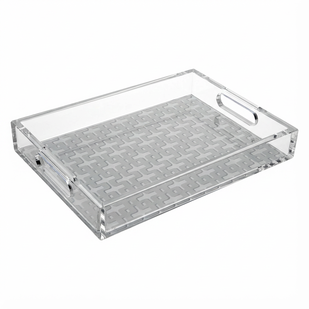 Chiang Mai Lux Stone Acrylic Vanity Tray 7 x 12.25