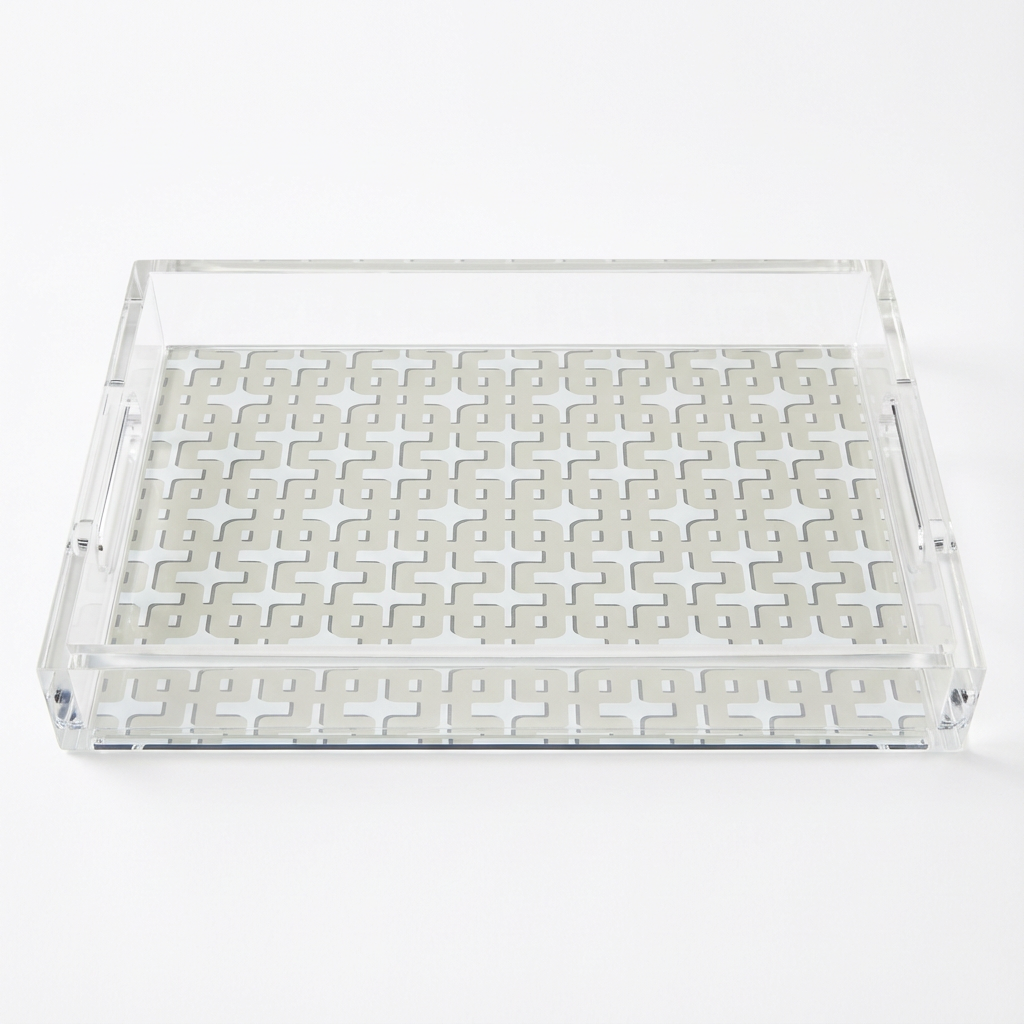 Chiang Mai Champagne Acrylic Vanity Tray 7 x 12.25