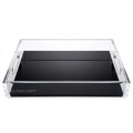 Solid Black Acrylic Vanity Tray 7 x 12.25