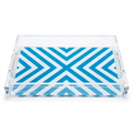 X Print Bluebell Acrylic Vanity Tray 7 x 12.25