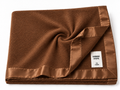 Birdseye Blanket with Silk Trim – Syrup (140x200 cm)