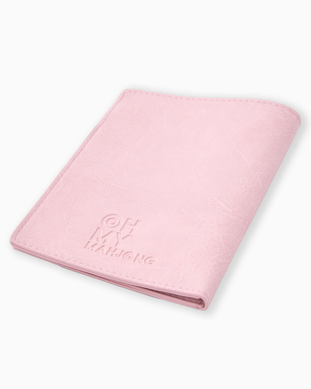 Estuche para tarjetas de Mahjong rosa claro