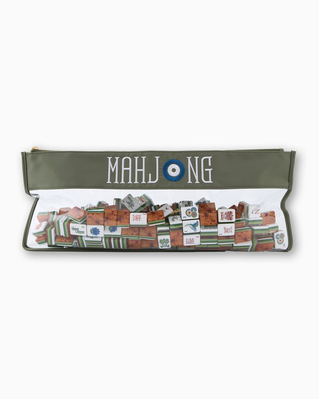 Forest Green Mahjong Bag