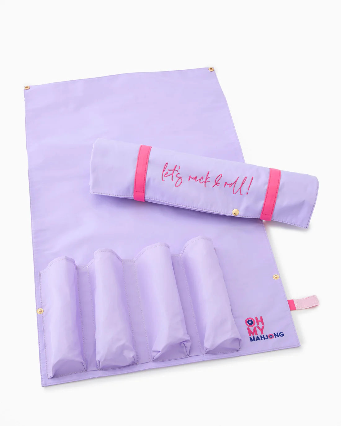 OH MY MAHJONG OMM36 LILAC LET'S RACK & ROLL BAG