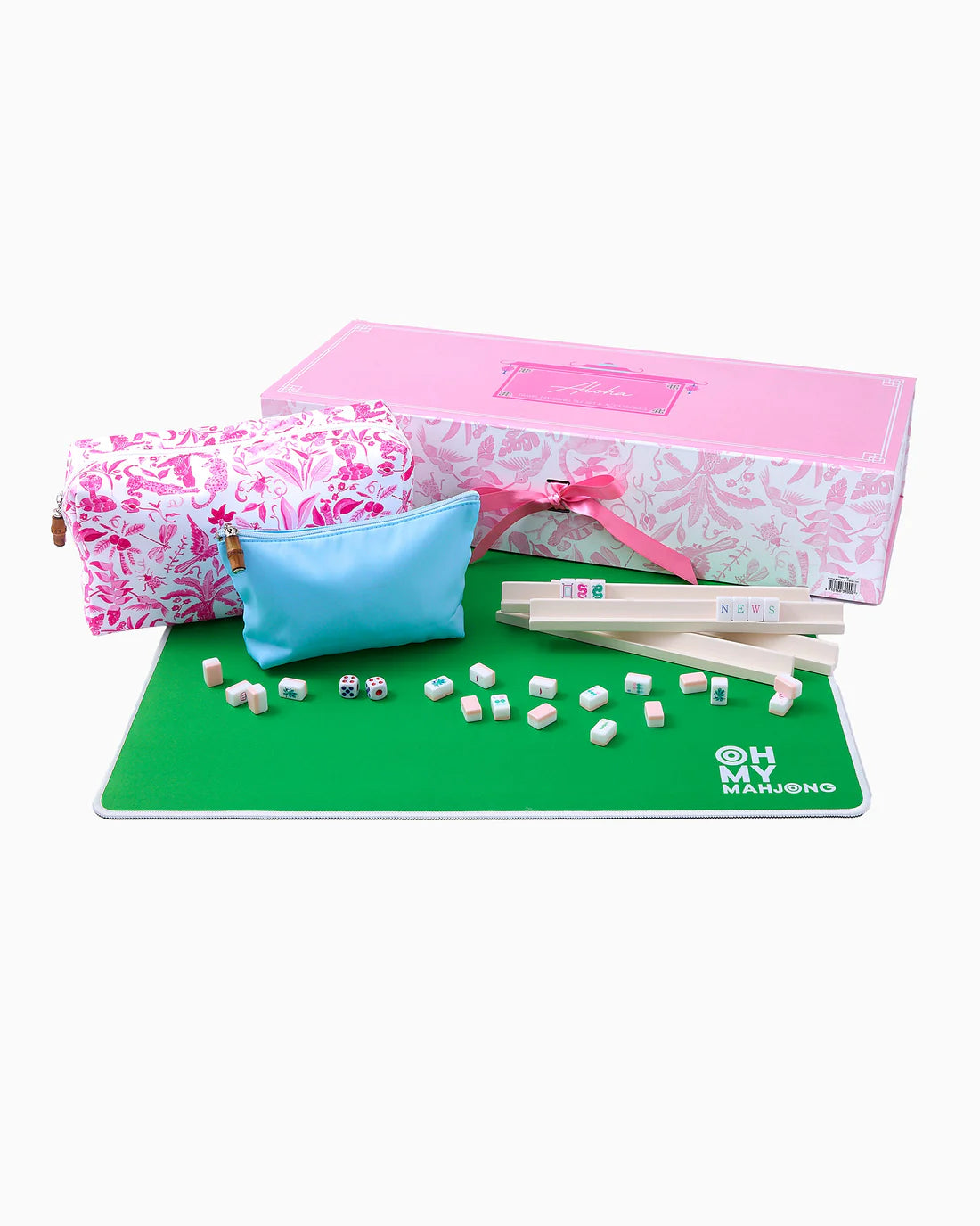 OH MY MAHJONG OMM172 ALOHA MAHJONG TRAVEL SET