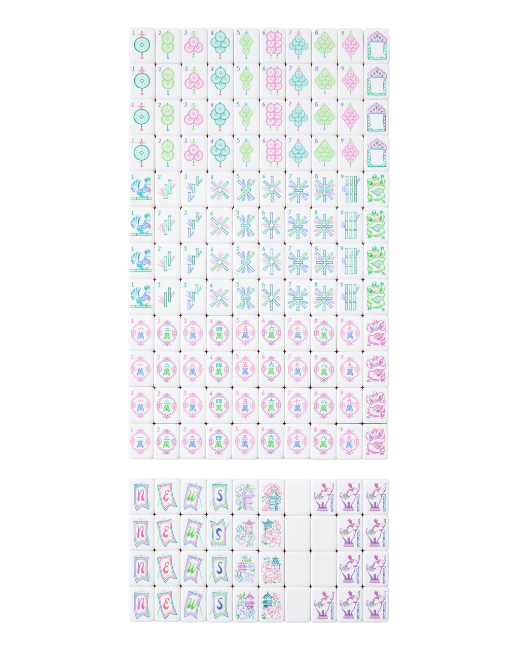 Amara Mahjong Tiles