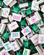 Emerald Mahjong Tiles