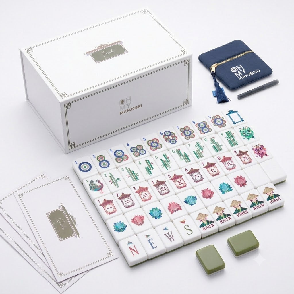 OH MY MAHJONG OMM392 DRAKE MAHJONG TILES
