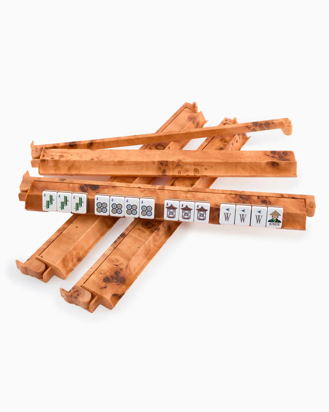 OH MY MAHJONG OMM541 BURL RACK AND PUSHER SET