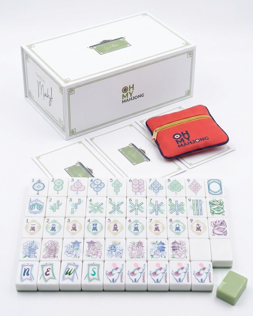 OH MY MAHJONG OMM491 WILLOW MAHJONG TILES