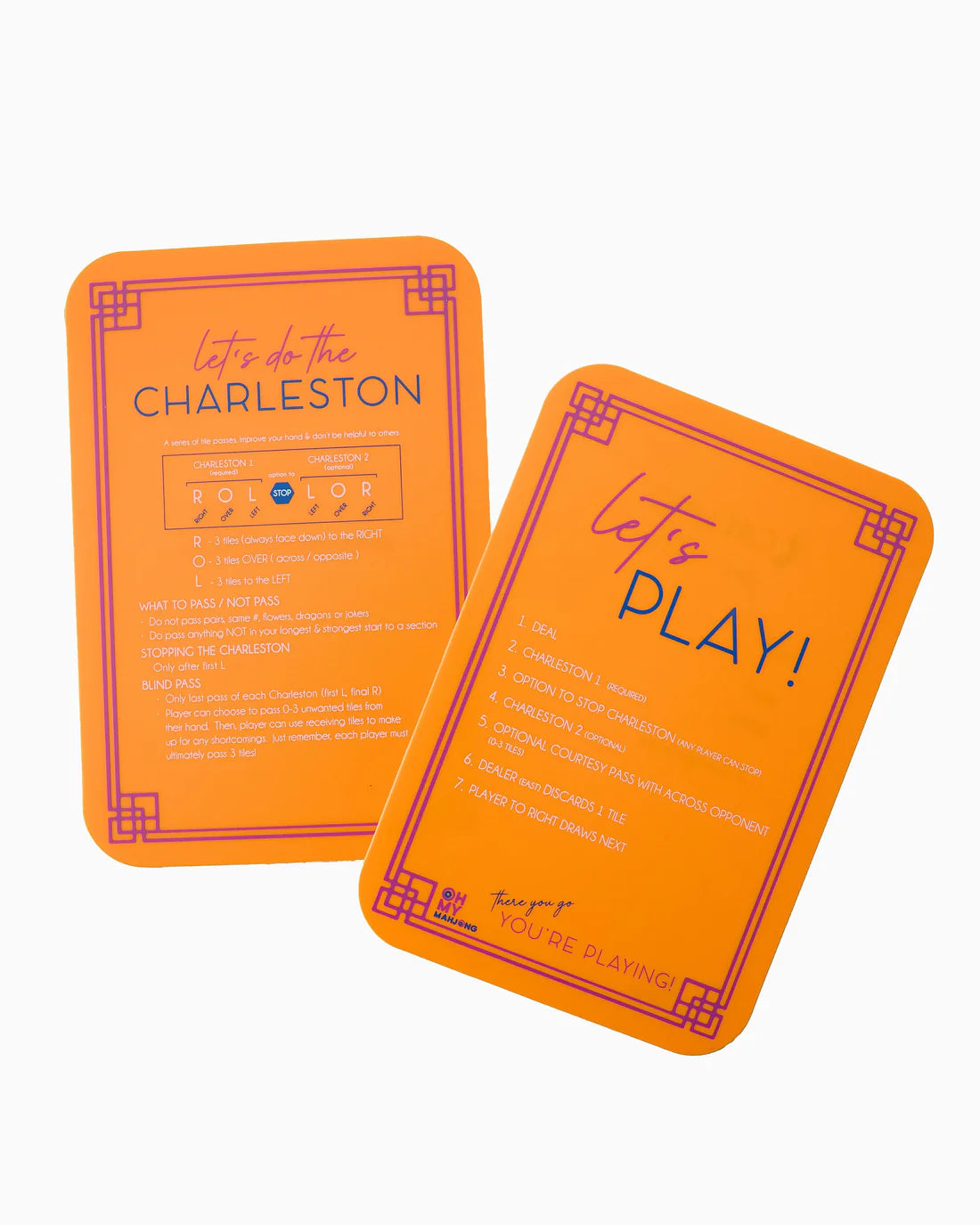 OH MY MAHJONG OMM211 ORANGE SHUFFLERS