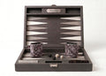 Set de Backgammon Mediano Bandana – Gris Anthracite
