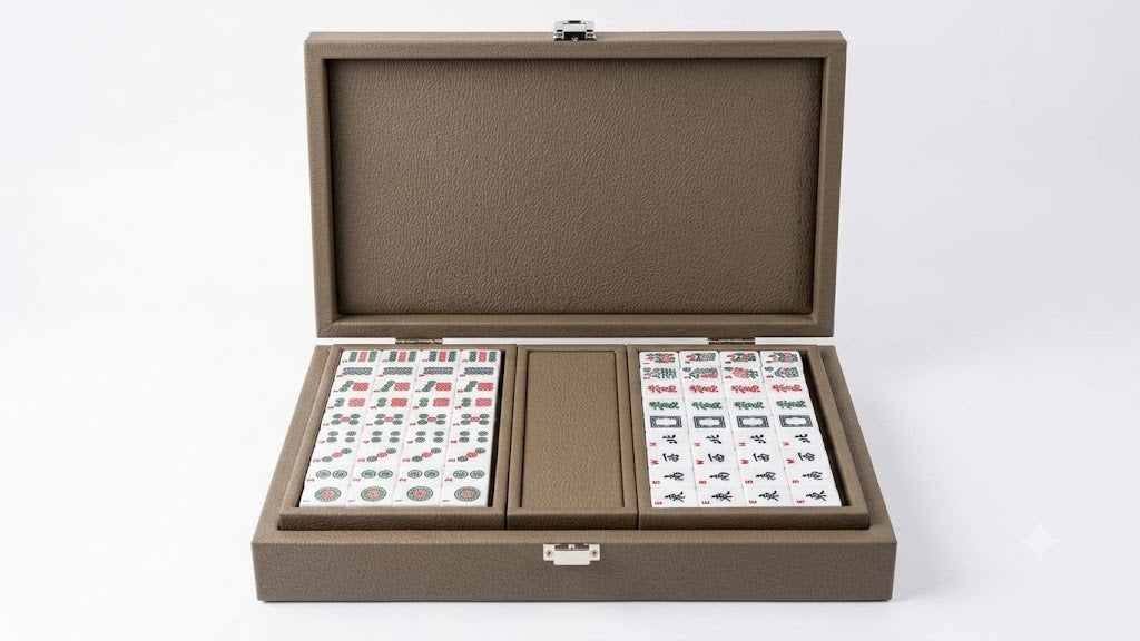 Estuche de Mahjong – Taupe