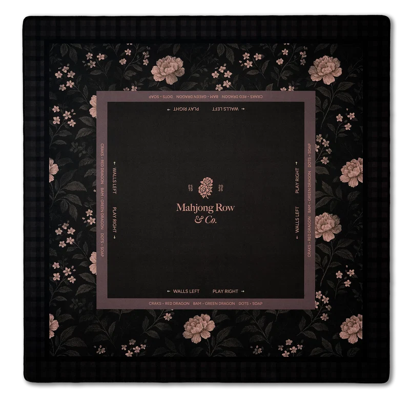 Mat de Mahjong Mocha Bloom – Oscuro