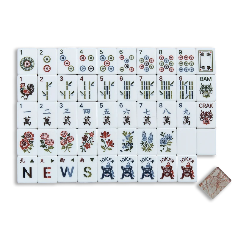 Juego de Mahjong Terracotta Marble