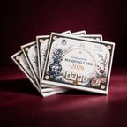 Tarjeta Internacional Mahjong 2026 – Pack + Stickers