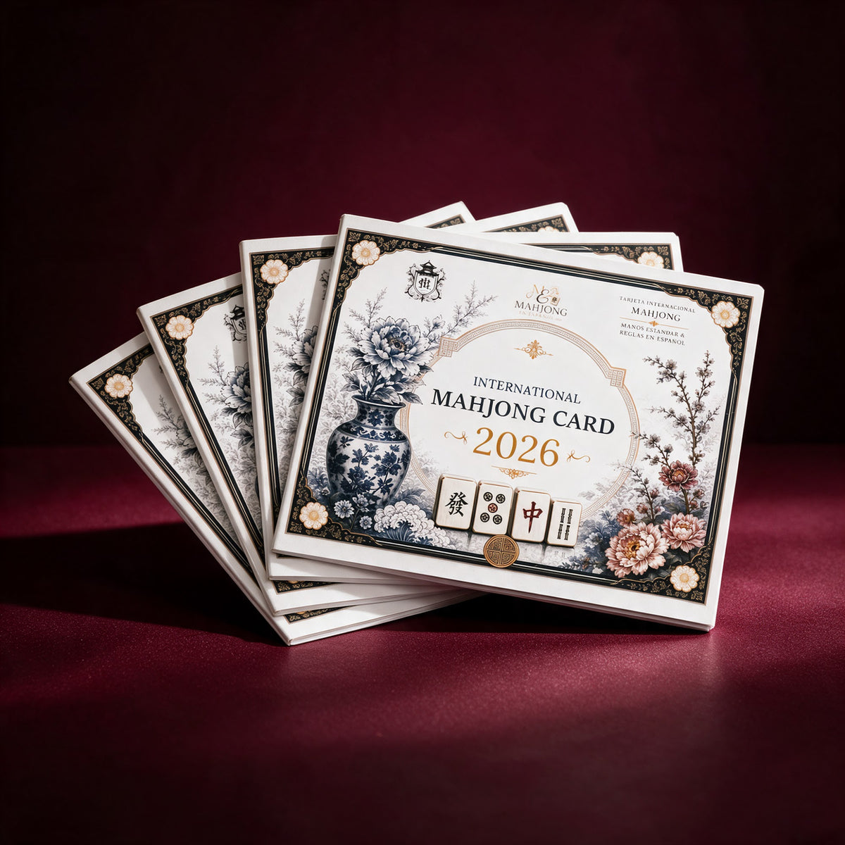 Tarjeta Internacional Mahjong 2026 – Pack + Stickers