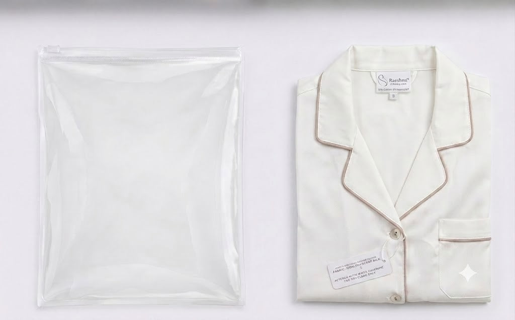 Short de Pijama Seda-Algodón – Blanco/Latte, Chica