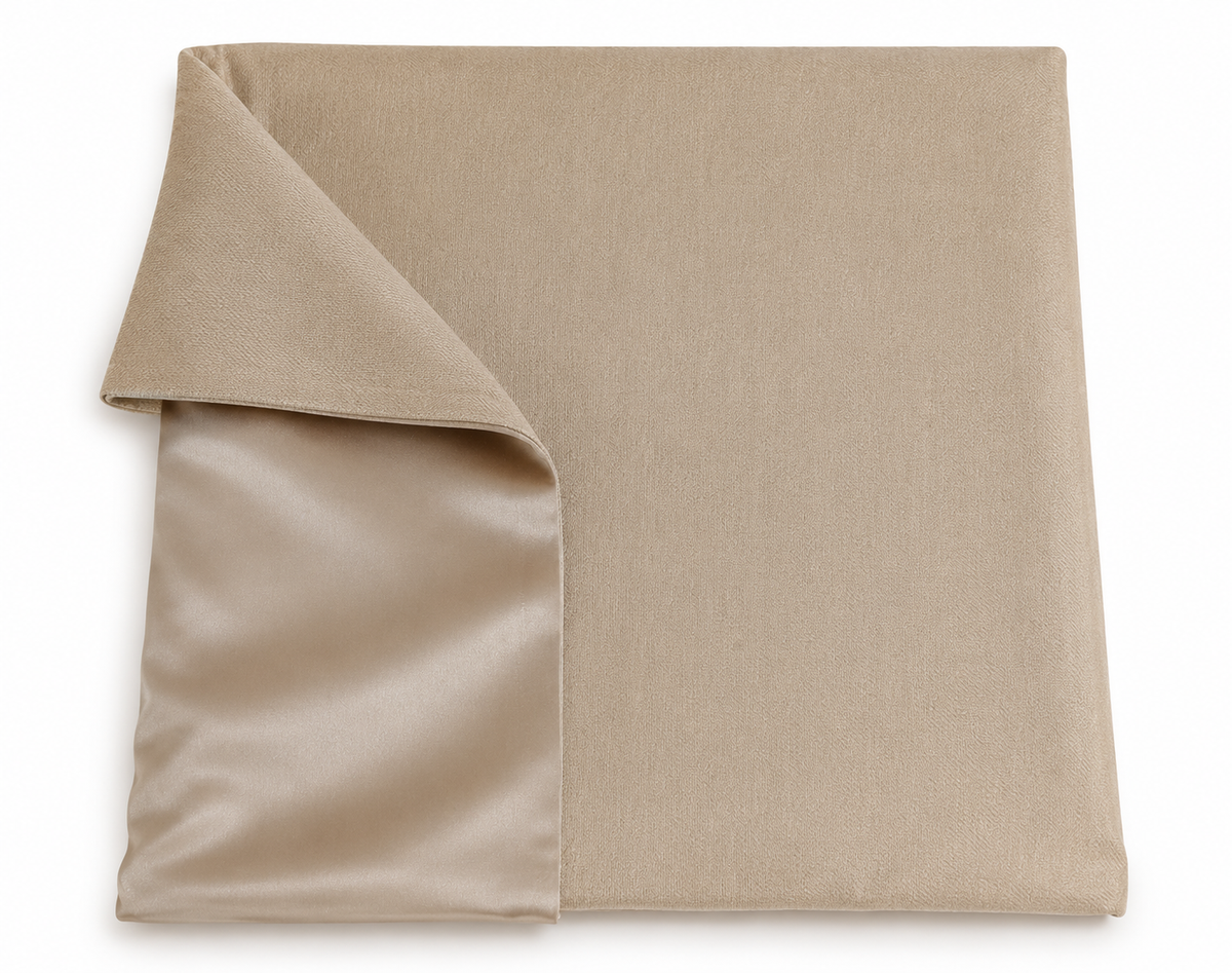 Cojín Decorativo Boudoir Luxe Bambú-Seda – Safari & Toffee