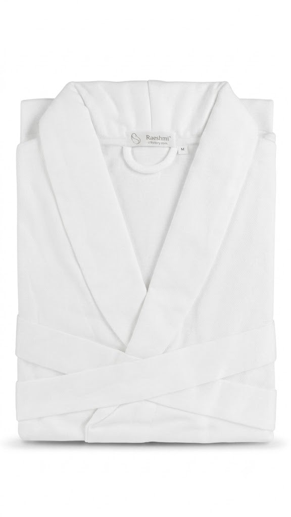 Bata Bambú-Rayón – Blanco, Mediana