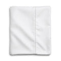 Set de 2 Fundas de Almohada Seda-Algodón – Blanco, Estándar (20x30 in)