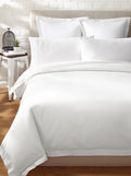 Silk-Cotton Duvet Cover – White, King